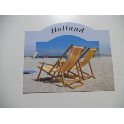 Pays Bas Carte Postale N Couleur De 2012 Holland 2 Chaises De Plages Sur Le Sable