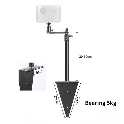 Support de budgétaire rotatif PTZ résistant à 360 degrés,trépied,pince lumineuse,bureau avec luminaire de 1/4 pouces pour éclairage annulaire,appareil photo reflex numérique - Type Tripod