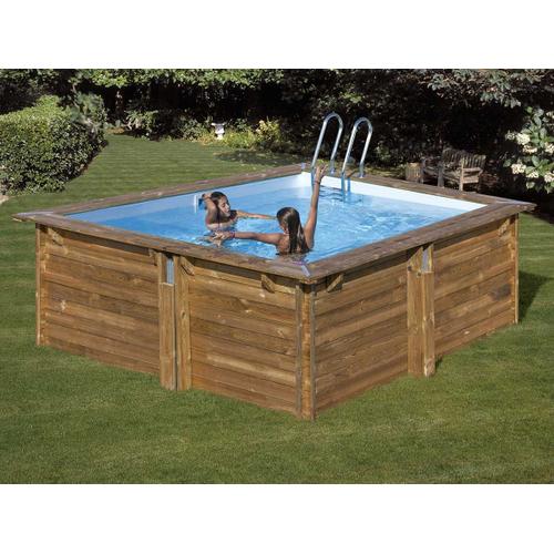 Piscine bois Carra 3 3,05 x 3,05 x 1,19 m - Gré