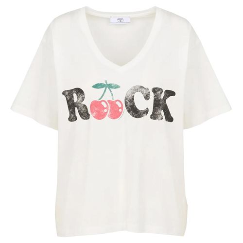 Tee Shirt Manches Courtes Le Temps Des Cerises Auldi White Tsh F Mc Blanc
