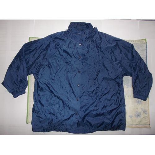 *** Manteau De Pluie Bleu *** - Vintage - « Damart » - Taille L (12)