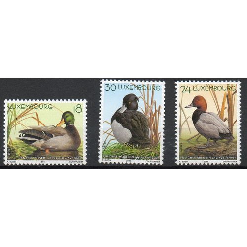 Luxembourg Timbres Les Canards 2000