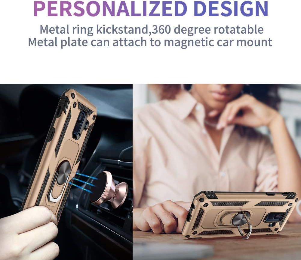 Coque Samsung Galaxy A6 Plus 2018,Double Couche Renforcee De... - 5