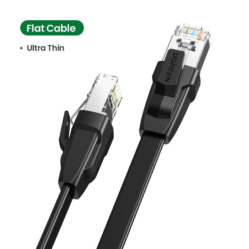 UGREEN Câble Ethernet CAT8 40Gbps 2000MHz CHAT 8 Réseaux Nylon