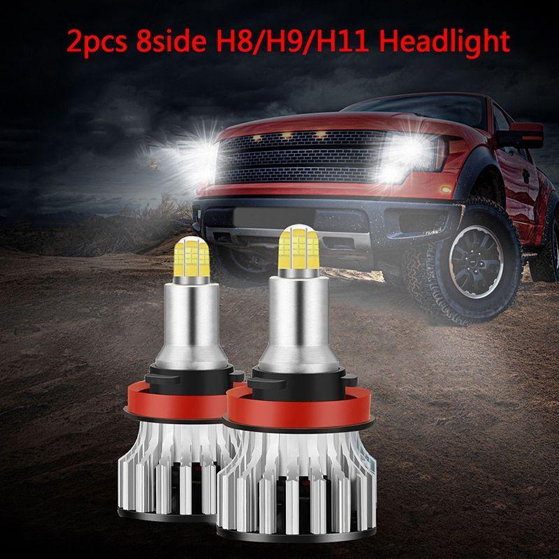 Acheter 2 pièces lumières de voiture H4 LED H7 18000LM H1 H8 H11