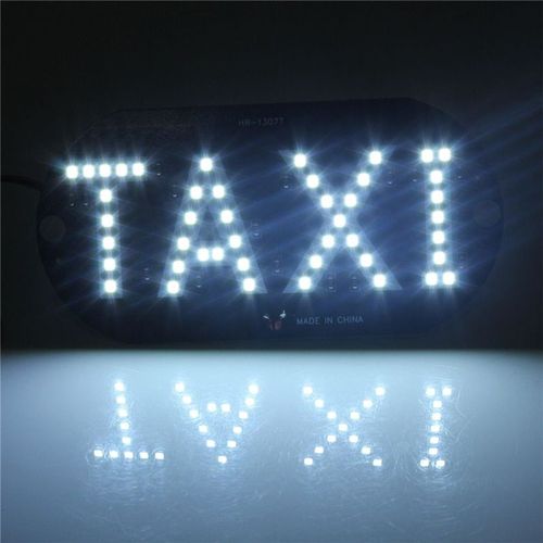 Lampe De Toit Néon À Led, 4 Couleurs, 12v, 45 Led, Pour Voiture, Taxi, Indicateur De Cabine, Panneau D'ampoule, Pour Pare Brise, Taxi