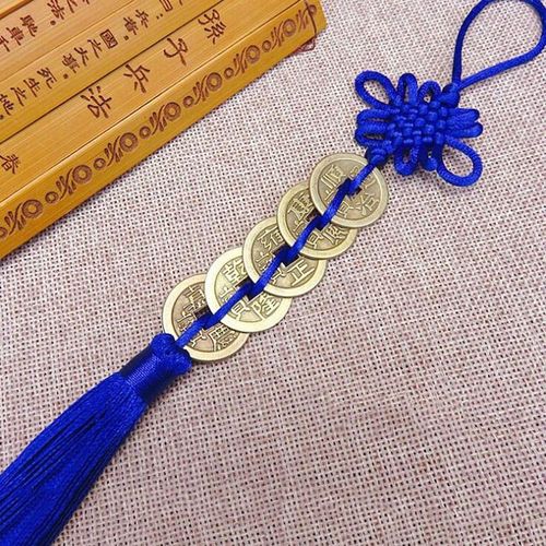 Pièces De Monnaie Porte Bonheur Chinois Feng Shui, Symbole Bonne Fortune, Attire La Richesse Et Porte Bonheur, Décoration De La Maison, Miroir De Voiture, Pendentif Porte Bonheur, Nouveau
