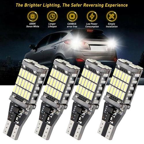 Feux De Recul Led 12v Dc, Canbus T16 T15 921 W16w, Ampoule De Voiture 6000k, 2 Pièces, Livraison Gratuite