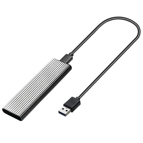Boîtier pour disque dur SSD, M.2 SATA NVMe, USB C vers USB A 3.1 B/B + M/M