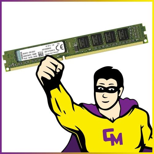 4Go RAM Kingston KVR13N9S8K2/8 DDR3 PC3-10600 1333Mhz 1.5v CL9 Low Profile PC