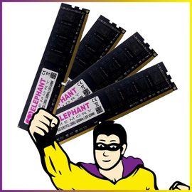 Lot 4x8Go (32Go) RAM DDR3 PC3L-12800U DIMM 1600Mhz 1.35v Mémoire Elephant Memory
