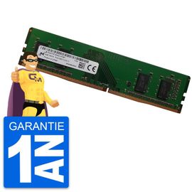 4Go RAM Micron MTA4ATF51264AZ-2G3B1 DDR4 DIMM PC4-19200U 2400MHz 1Rx8 1.2v CL17