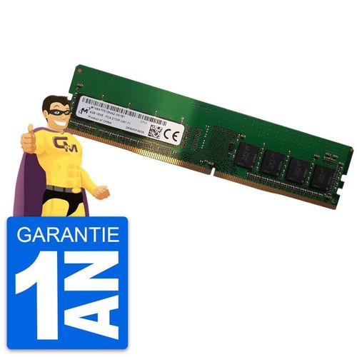 4Go RAM Micron MTA8ATF51264AZ-2G1B1 DDR4 DIMM PC4-17000U 2133MHz 1Rx8 1.2v CL15