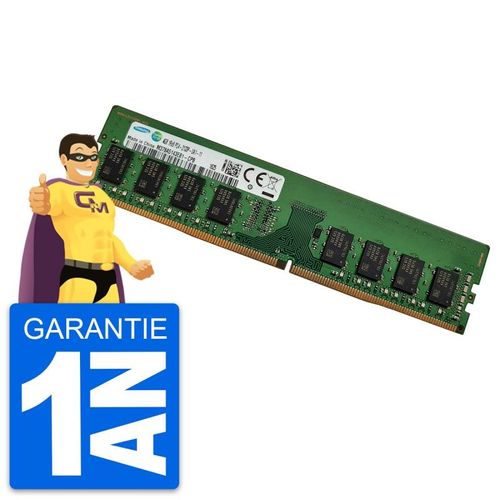 4Go RAM Samsung M378A5143EB1-CPB DDR4 DIMM PC4-17000U 2133MHz 1Rx8 1.2v CL15