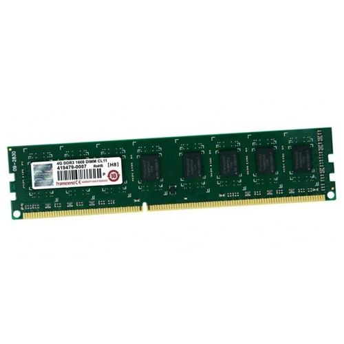 4Go RAM Transcend JM1600KLN-4G DDR3-1600 PC3-12800U 2Rx8 1600Mhz 1.5v CL11