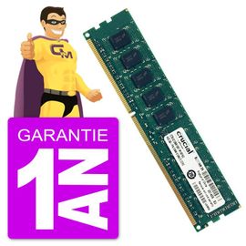 4Go RAM DDR3 PC3-8500U Crucial CT51272BA1067.M18FKD DIMM PC Bureau