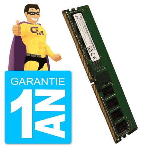 8Go RAM DDR4 PC4-19200U Micron MTA8ATF1G64AZ-2G3B1 DIMM PC Bureau