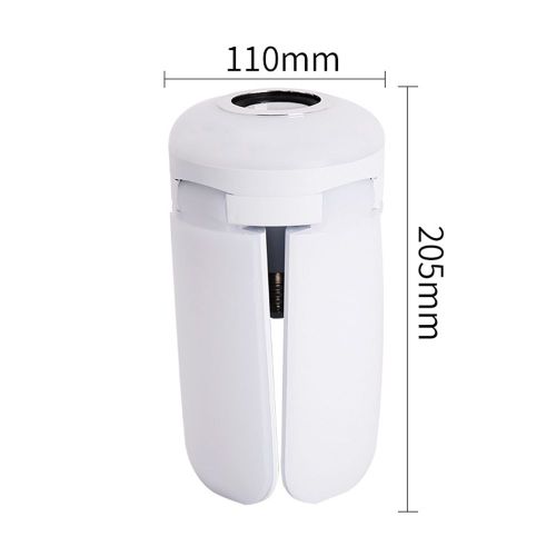 Plafonnier Lumineux Pliable À Quatre Feuilles E27 Rgb, Offrant Une Ambiance Musicale, Offrant Un Son Intelligent Et Une Ampoule Déformable, 50w