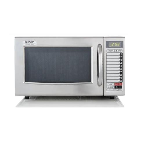 Sharp - Micro-ondes solo 28l 1000w inox S1282AE