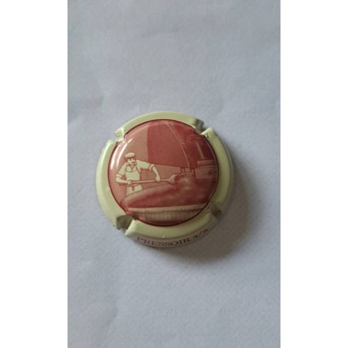 Capsule De Champagne De La Série Travail Du Vin Pressoir N°3/8