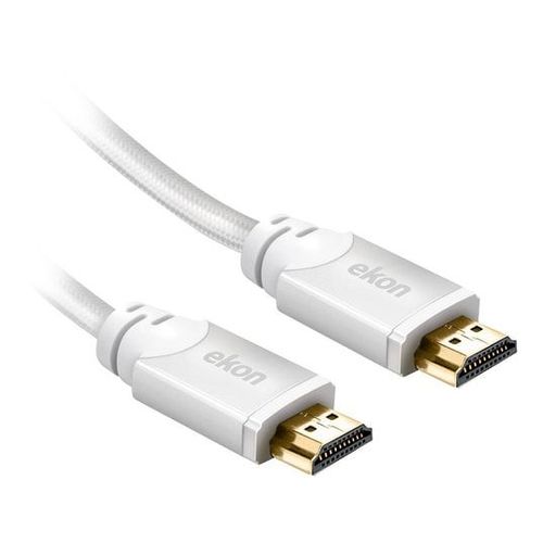Câble HDMI 3m - Câble HDMI 2.1 connecteurs 8K blanc