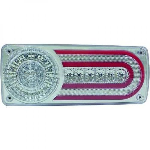 Kit De Feux Arrières Version Led Chrome Mercedes Classe G (W463) De 86 À