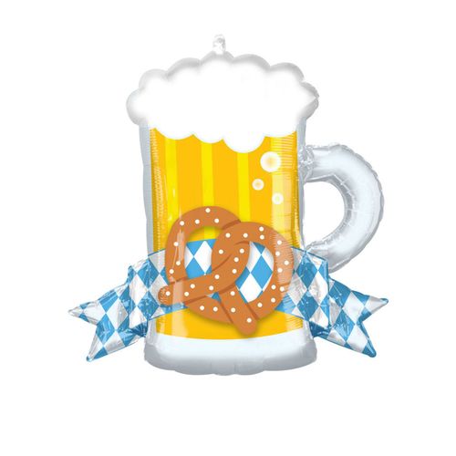 Ballon En Aluminium Fête De La Bière 66 Cm