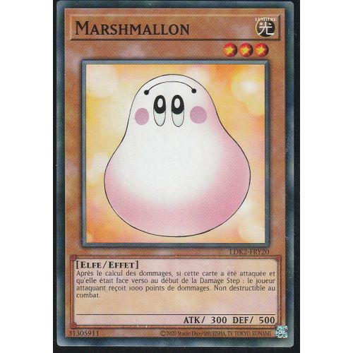 Carte Yu-Gi-Oh - Marshmallon - Ldk2-Fry20