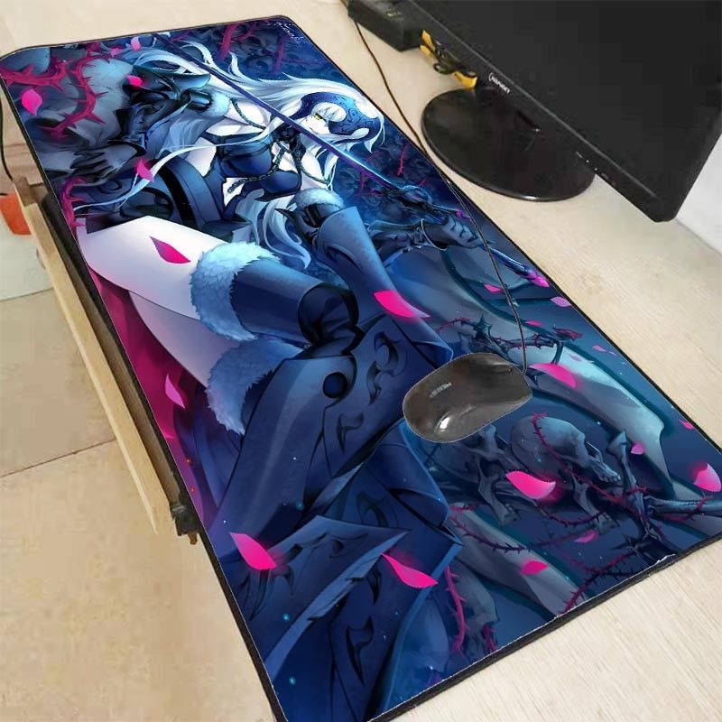 Mairuige ? Grand tapis de souris pour ordinateur Gamer, repose poignet, 900x400x3mm, idéal pour le b -300X600X2MM