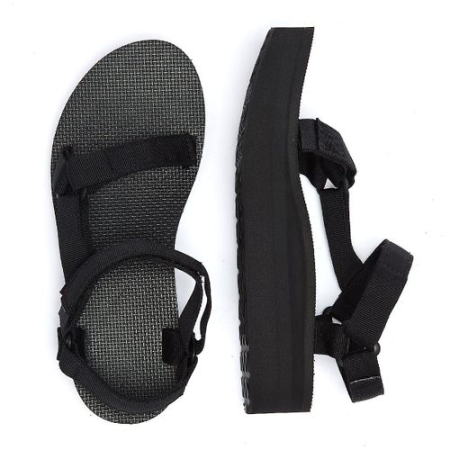 Teva Womens Black Flatform Universal Sandals - 41