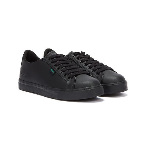 Baskets Tovni Lacer Kickers Youth En Cuir Noir
