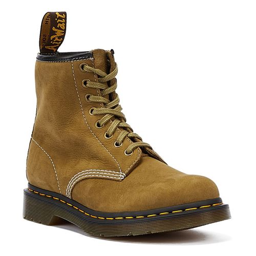 Dr. Martens Bottes En Daim Nubuck Olive Eh 1460 - 44 2/3