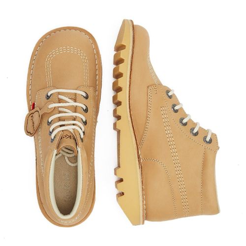 Kickers Kick Hi Mens Tan Nubuck Boots - 45