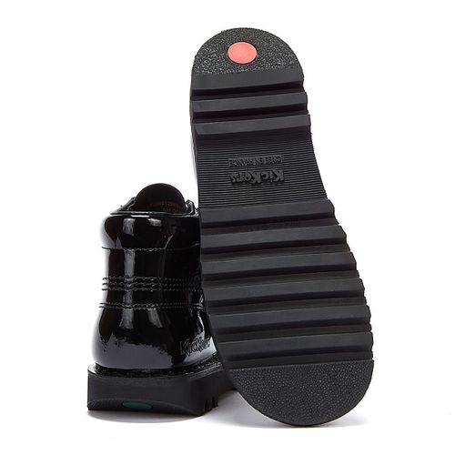 Kickers Kick Hi Bottes Vernies Noires Pour Femmes - 42