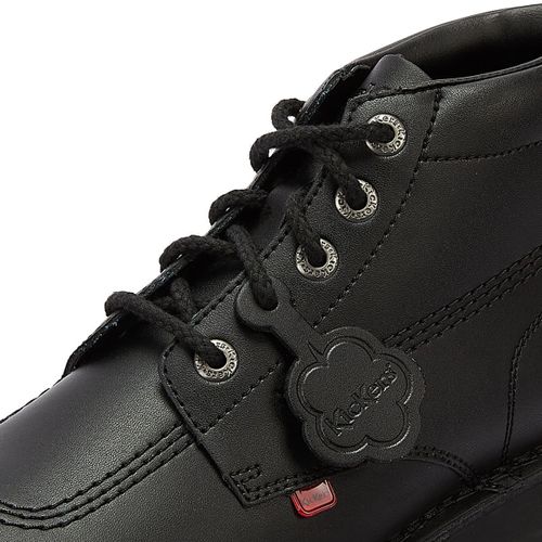 Kickers Kick Hi Mens Black Leather Ankle Boots - 47