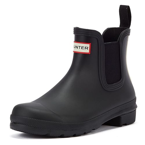 Hunter Bottes Noires Pour Femmes Avec Logo Original De Chelsea Boot - 38