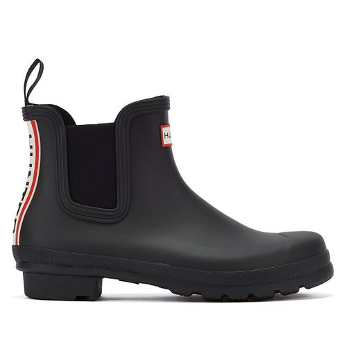 Hunter Bottes Noires Pour Femmes Avec Logo Original De Chelsea Boot - 39