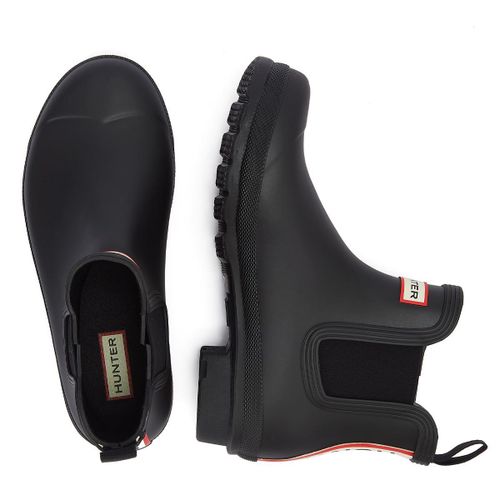 Hunter Bottes Noires Pour Femmes Avec Logo Original De Chelsea Boot - 42
