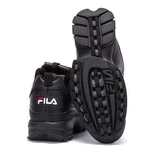 Fila Disruptor Ii Premium Black / White / Fila Red Trainers - 39 1/2