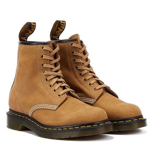 Dr. Martens Bottes En Daim Nubuck Savane Tan 1460 Eh. - 41