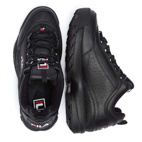 Fila Disruptor Ii Premium Black / White / Fila Red Trainers - 39