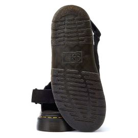 Dr. Martens Sandales Mules Noires En Daim Jorge Ii - 43