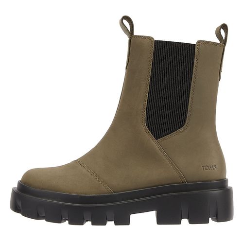 Toms Bottes En Cuir Pour Femme Rowan Couleur Olive - 40