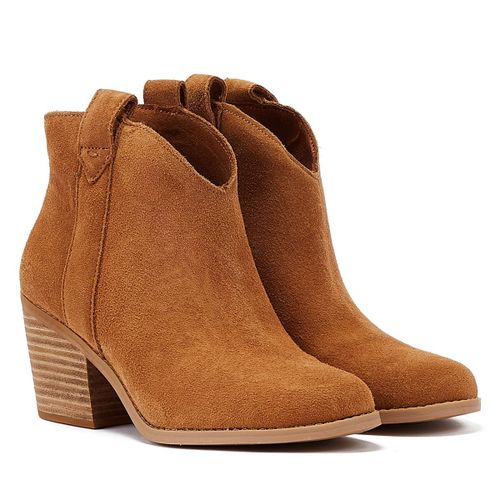 Toms Bottes En Daim Pour Femmes Constance Couleur Tan