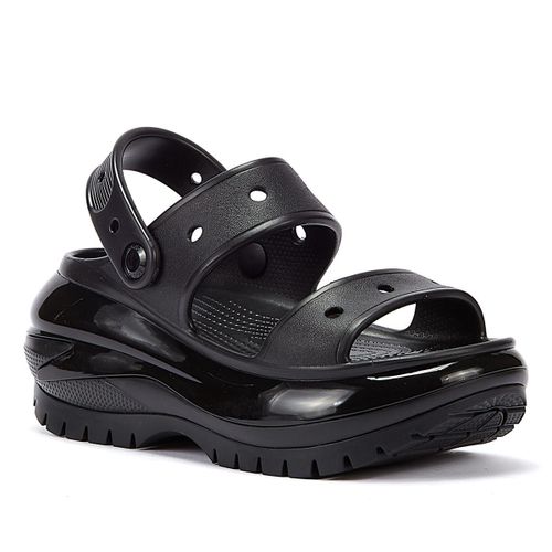 Sandales Crocs Classic Mega Crush Noir Femme