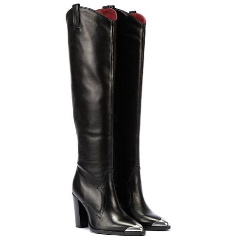 Bronx Nouvelles Bottes Noires Pour Femmes 'new Americana' - 38