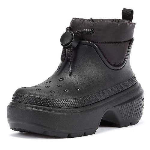 Crocs Bottines Noires Pour Femmes Stomp Puff