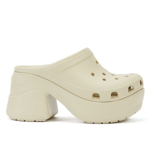 Sandales Blanches Crocs Siren Clog Pour Femmes