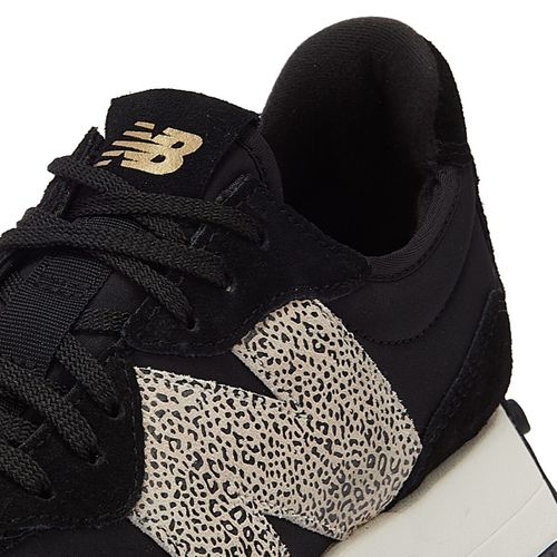 New Balance 327 Womens Animal Print Black Trainers - 42