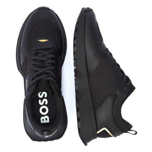 Boss Baskets De Running Jonah Mesh Pour Hommes Noir/Or. - 41